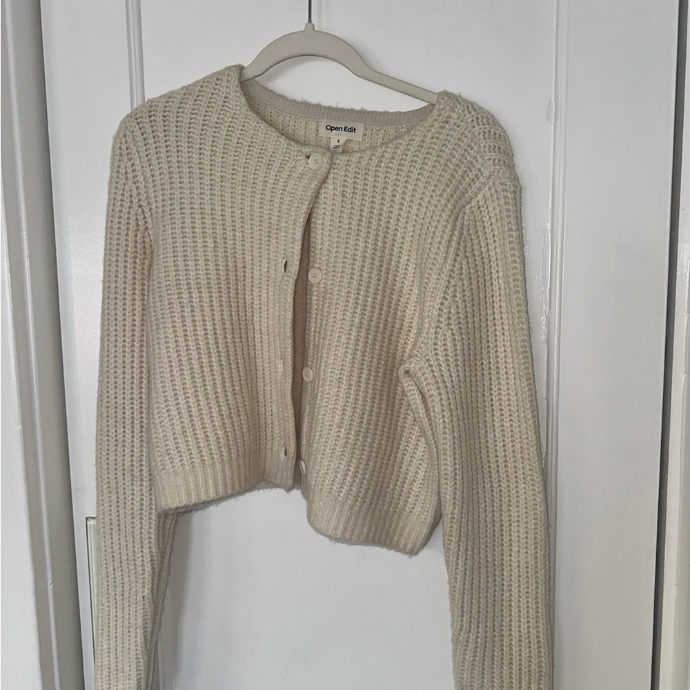 Cream Knit Sweater from Nordstrom